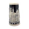 0.7 Liter | OktoberfestHaus Oktoberfest Mugs German Themes Of Munich, Edelweiss and Draft Horses, Cobalt Blue Engraved Stein Okoberfest Cups and Oktoberfest Items view 1