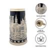 0.7 Liter | OktoberfestHaus Oktoberfest Mugs German Themes Of Munich, Edelweiss and Draft Horses, Cobalt Blue Engraved Stein Okoberfest Cups and Oktoberfest Items view 3