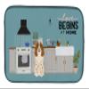 Caroline's Treasures CK7735DDM Russian Spaniel Kitchen Scene Dish Drying Mat Absorbent Dish Drying Mat Pad for Kitchen Counter Dish Drainer Mat for Countertop, 14 x 21", Multicolor view 1