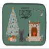 Caroline's Treasures CK7675DDM Black Chinese Crested Christmas Everyone Dish Drying Mat Absorbent Dish Drying Mat Pad for Kitchen Counter Dish Drainer Mat for Countertop, 14 x 21", Multicolor view 1