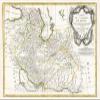Persian Empire Boundary Map 1787 - Historical Map Print - 59in x 44in view 1