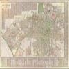 Los Angeles Railroad Map 1928 - Historical Print - 59in x 44in view 1