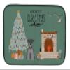 Caroline's Treasures CK7615DDM Black Silver Miniature Schnauzer Christmas Everyone Dish Drying Mat Absorbent Dish Drying Mat Pad for Kitchen Counter Dish Drainer Mat for Countertop, 14 x 21", Multicol view 1