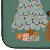 Caroline's Treasures CK7680DDM Brindle Boxer Christmas Everyone Dish Drying Mat Absorbent Dish Drying Mat Pad for Kitchen Counter Dish Drainer Mat for Countertop, 14 x 21", Multicolor view 4
