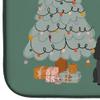 Caroline's Treasures CK7634DDM Black Poodle Christmas Everyone Dish Drying Mat Absorbent Dish Drying Mat Pad for Kitchen Counter Dish Drainer Mat for Countertop, 14 x 21", Multicolor view 4