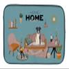 Caroline's Treasures CK7943DDM Smooth Fox Terrier Sweet Home Dish Drying Mat Absorbent Dish Drying Mat Pad for Kitchen Counter Dish Drainer Mat for Countertop, 14 x 21", Multicolor view 1