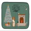 Caroline's Treasures CK7635DDM Brittany Spaniel Christmas Everyone Dish Drying Mat Absorbent Dish Drying Mat Pad for Kitchen Counter Dish Drainer Mat for Countertop, 14 x 21", Multicolor view 1