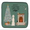 Caroline's Treasures CK7628DDM Irish Wolfhound Christmas Everyone Dish Drying Mat Absorbent Dish Drying Mat Pad for Kitchen Counter Dish Drainer Mat for Countertop, 14 x 21", Multicolor view 1