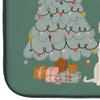 Caroline's Treasures CK7628DDM Irish Wolfhound Christmas Everyone Dish Drying Mat Absorbent Dish Drying Mat Pad for Kitchen Counter Dish Drainer Mat for Countertop, 14 x 21", Multicolor view 4