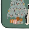 Caroline's Treasures CK7592DDM Russo-European Laika Spitz Christmas Everyone Dish Drying Mat Absorbent Dish Drying Mat Pad for Kitchen Counter Dish Drainer Mat for Countertop, 14 x 21", Multicolor view 4