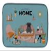 Caroline's Treasures CK7851DDM Black Pug Sweet Home Dish Drying Mat Absorbent Dish Drying Mat Pad for Kitchen Counter Dish Drainer Mat for Countertop, 14 x 21", Multicolor view 1