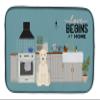 Caroline's Treasures CK7765DDM Soft Coated Wheaten Terrier Kitchen Scene Dish Drying Mat Absorbent Dish Drying Mat Pad for Kitchen Counter Dish Drainer Mat for Countertop, 14 x 21", Multicolor view 1