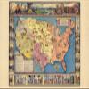 United States Pictorial Map 1933 - Westward Expansion Historical Print - 68in x 44in view 1