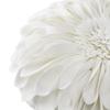 JWH 3D Flower Throw Pillow Covers Decorative Aesthetic Sunflower Accent Pillow Cases Handmade Pillowcase Round Cushion for Car Bedroom Bed Couch Chair with Insert 12 Inch White view 4