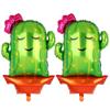 2 Pcs Large Cactus Foil Mylar Balloon Mexican Final Fiesta Theme Birthday Wedding Fiesta Bridal Shower Party Decor view 1