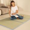 MustMat Tatami Mat Japanese Futon Mattress Portable Tatami Mattress Foldable Bed Frame Rush Grass (Twin XL) view 1