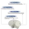 24 Micro Filtration Paper Bags Replacement Part For Compact Tristar Canister # compare to part 70305 view 3