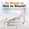 GSM Brands Pizza Dough Proofing Box - Stackable Commercial Quality Trays with Covers (17.25 x 13 Inches) - 2 Trays and 2 Covers view 2