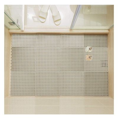 Bathmat, Shower Bathroom Waterproof Mat for Hotel Swimming Pool Non-Slip Mat Home Use Stitching Bathroom Mats ALGFree (Color : B, Size : 16PCS)