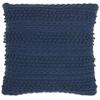 Mina Victory Lifestyle Indoor Navy 18" x 18" Throw Pillow view 2
