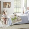 Mina Victory Plush Lines Indoor Grey 7" x 17" Plush Animal view 2