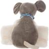 Mina Victory Plush Lines Indoor Grey 7" x 17" Plush Animal view 3
