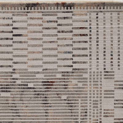 HomeRoots Decor 47" X 65" X 0.'25" Natural Polyester Rug