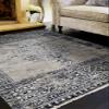 HomeRoots Decor 63" X 91" X 0.'5" Sand/Charcoal Polypropylene Rug view 1
