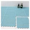 Interlocking Bath Shower Mats Wetroom Mat with Rapid Drainage Connectable Sauna Pool Spa Bathroom Bathtub Decks ALGFree (Color : A, Size : 4-Tiles) view 1
