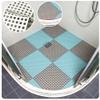 Interlocking Bath Shower Mats Wetroom Mat with Rapid Drainage Connectable Sauna Pool Spa Bathroom Bathtub Decks ALGFree (Color : A, Size : 4-Tiles) view 4