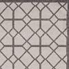 HomeRoots 5' X 8' Ivory Or Grey Geometric Tiles Area Rug view 1
