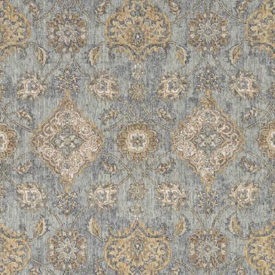 HomeRoots 8' Sage Green Machine Woven Vintage Traditional Indoor Runner Rug
