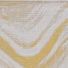 HomeRoots 5'X7' Ivory Gold Machine Woven Uv Treated Abstract Waves Indoor Outdoor Area Rug view 1