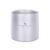 Boundless Voyage 180ml Titanium Cup Double Walled Mug Lightweight Anti-scalding Drinkwear for Camping Home Water Tea Wine Beer Fruit Juice Ti3028D view 1