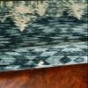 HomeRoots 5' X 8' Slate Blue Winter Pine Trees Area Rug view 1