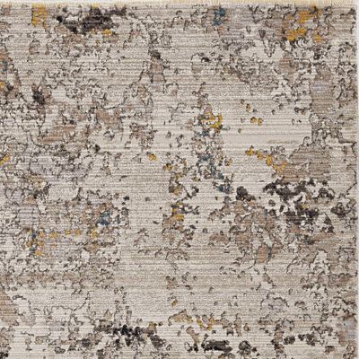 HomeRoots Decor 47" X 65" X 0.'25" Silver Polyester Rug
