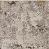 HomeRoots Decor 47" X 65" X 0.'25" Silver Polyester Rug view 1