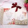 AdasBridal 25Pcs 250GSM Tri-Fold Glitter Wedding Invitations with RSVP Cards and Envelopes for Wedding Engagement Bridal Shower Birthday Quinceanera Party Invite(Gold Glitter, 7.09 X 4.92inch) view 2