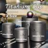 Boundless Voyage 300ml Titanium Cup Double Walled Mug Lightweight Anti-scalding Drinkwear for Camping Home Water Tea Wine Beer Fruit Juice Ti3029D view 3