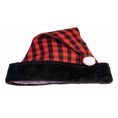 Forum Novelties Buffalo Plaid Santa Hat
