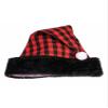 Forum Novelties Buffalo Plaid Santa Hat view 1