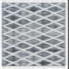 HomeRoots 3' X 5' Charcoal Diamonds Area Rug with Fringe view 1