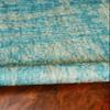 HomeRoots 5'X7' Teal Machine Woven Uv Treated Abstract Brushstrokes Indoor Outdoor Area Rug view 1
