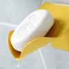 Soap Dishes for Bathroom, Simple Self Draining Bar Soap Holder Shower, 3 Pack Soap Saver, White, Blue, Brick Red, Yellow (3, White+Blue+Yellow) view 2