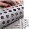 Bath Bathroom Mat, Not-Slip Shower Mat Thick Square Rectangle Bathroom Mats with Drain Holes 1.2cm Thick Waterproof Foot Pad ALGFree (Color : C, Size : 25-Tiles) view 3