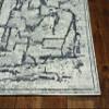 HomeRoots 7' Grey Machine Woven Abstract Indoor Runner Rug view 1