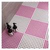 Bath Bathroom Mat, Not-Slip Shower Mat Thick Square Rectangle Bathroom Mats with Drain Holes 1.2cm Thick Waterproof Foot Pad ALGFree (Color : D, Size : 18-Tiles) view 1