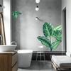 Palm Tree Wall Decals Wall Decoration Tropical Plants Tree Leaves Wall Stickers for Kids Room Living Room TV Background Bedroom Decor (as Shown, U) view 4
