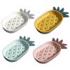 4pcs Sponge Holder Sink Holder Pineapple Shape Faucet Rack Kitchen Storage for Bathroom Dish Sponge Scouring Pads Rag view 1