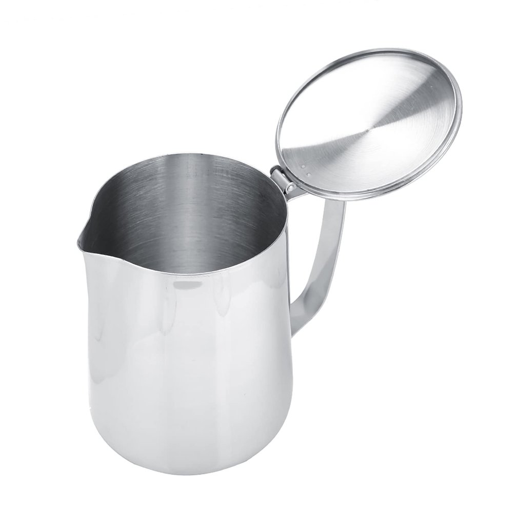 Espresso Accessories,Milk Frothing Pitcher,Milk Pitcher,Milk Frother and Steamer,Frothing Pitcher,Coffee Steaming Pitcher Milk Frothing Mug with Lid 1500mL